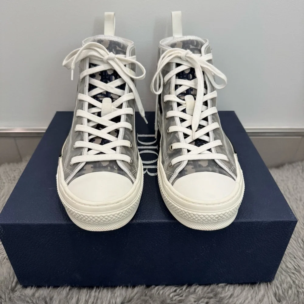 Dior B23 High-Top Oblique Sneakers - Picture 6 of 11
